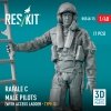 RESKIT RSF48-0075 Rafale C male pilot (with access ladder - type 1) (1 pcs) (3D Printed) 1/48